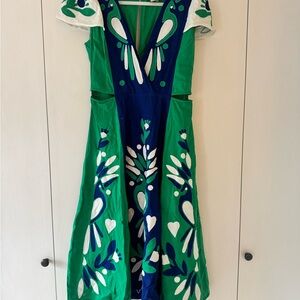 FARM Rio Soft Garden Patchwork Dress